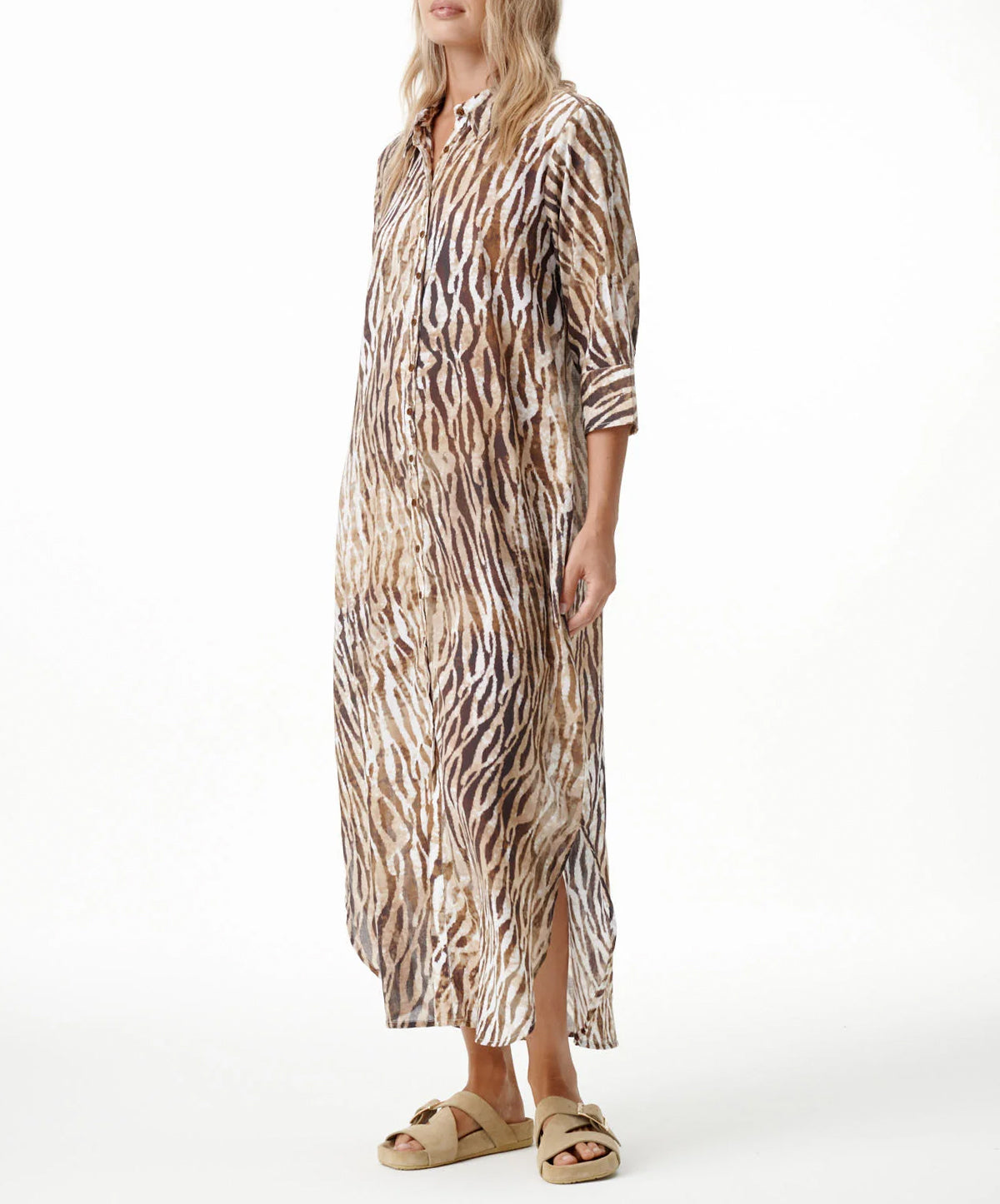 Savanna Long Daisy Dress