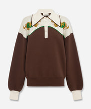 Load image into Gallery viewer, Lasso Knit Polo Chocolate
