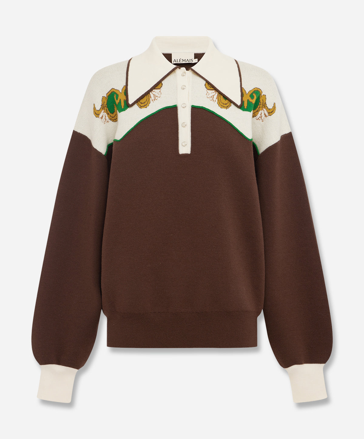 Lasso Knit Polo Chocolate