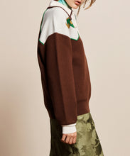 Load image into Gallery viewer, Lasso Knit Polo Chocolate