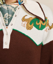 Load image into Gallery viewer, Lasso Knit Polo Chocolate