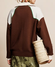 Load image into Gallery viewer, Lasso Knit Polo Chocolate