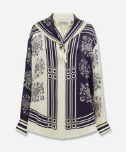 Load image into Gallery viewer, Banderra Scarf Silk Shirt
