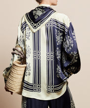 Load image into Gallery viewer, Banderra Scarf Silk Shirt