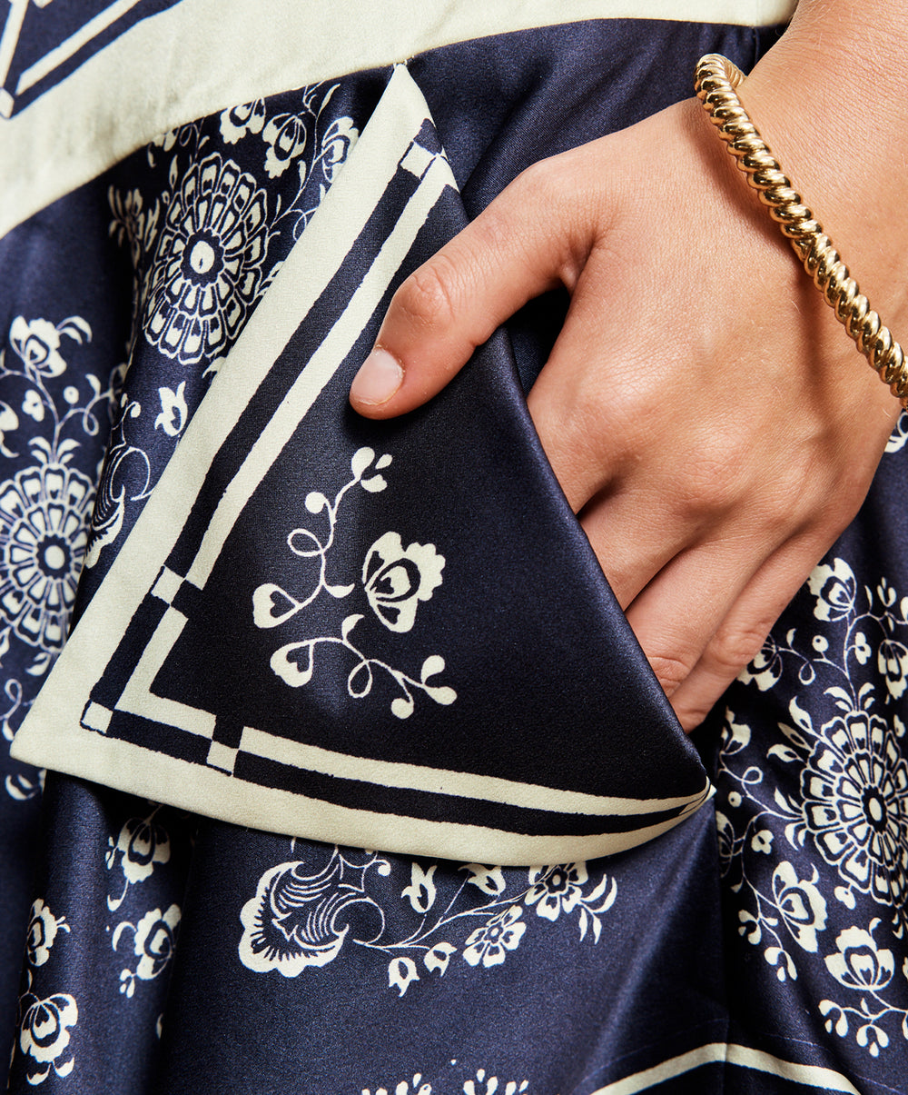 Banderra Silk Scarf Dress