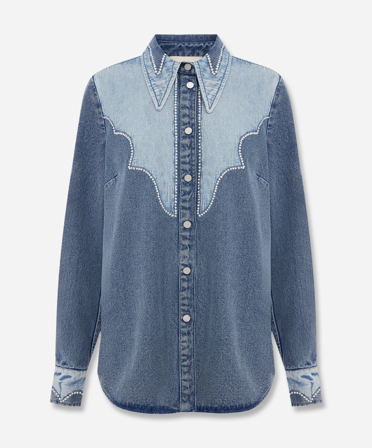 Jesse Denim Applique Shirt