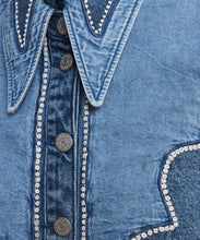 Load image into Gallery viewer, Jesse Denim Applique Shirt