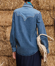 Load image into Gallery viewer, Jesse Denim Applique Shirt