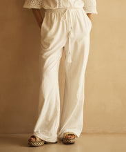 Load image into Gallery viewer, BIANCA Lace Trim Straight Leg Pant