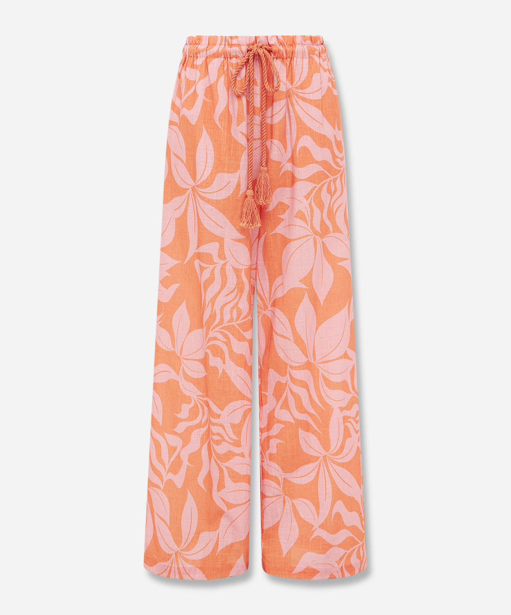 BRASILE Gathered Wide Leg Pant