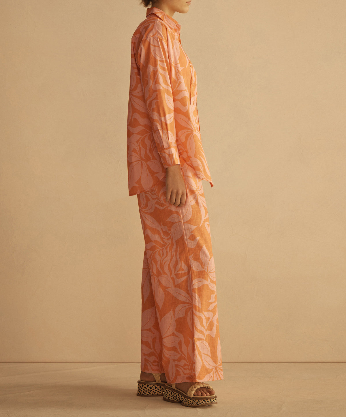 BRASILE Gathered Wide Leg Pant