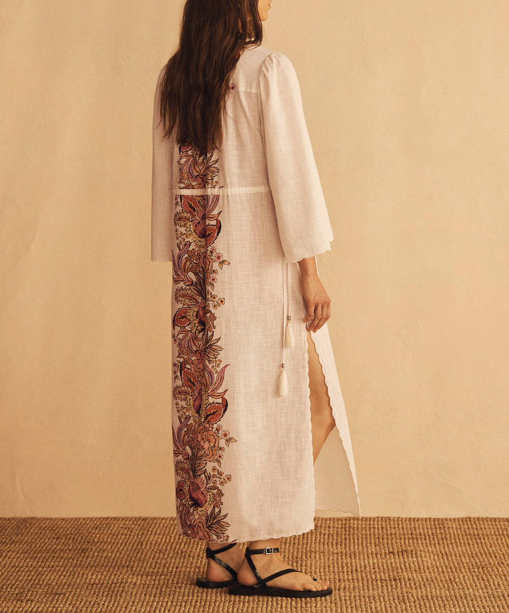 BEL FIORE TRELLIS Scallop Tunic Dress