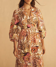 Load image into Gallery viewer, BEL FIORE Blouson Tiered Midi Dress