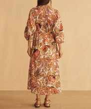 Load image into Gallery viewer, BEL FIORE Blouson Tiered Midi Dress