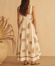 Load image into Gallery viewer, DALLA PALMA EMBROIDERED Empire Maxi Dress