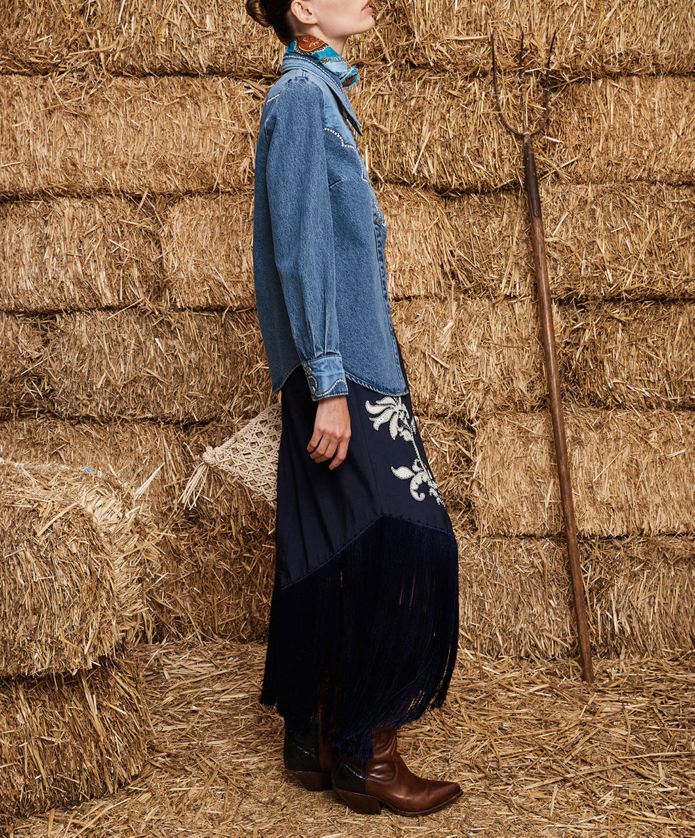 Dillon Appliqué Skirt