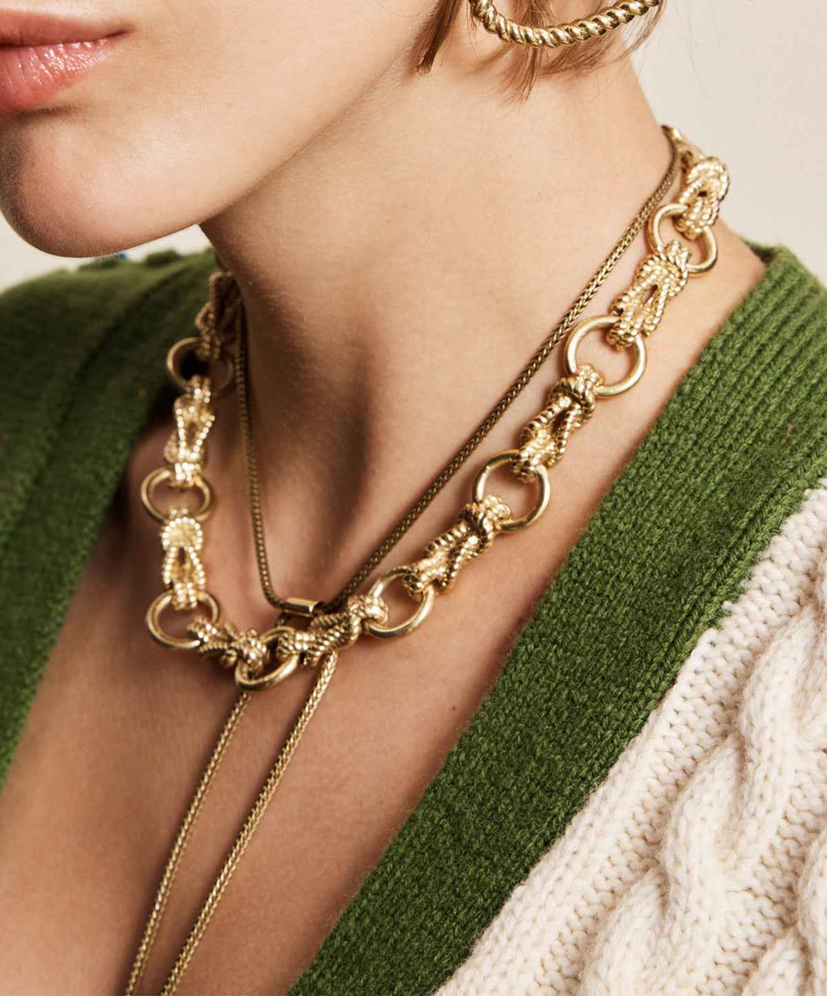 Django Rope Chain & Horse Necklace