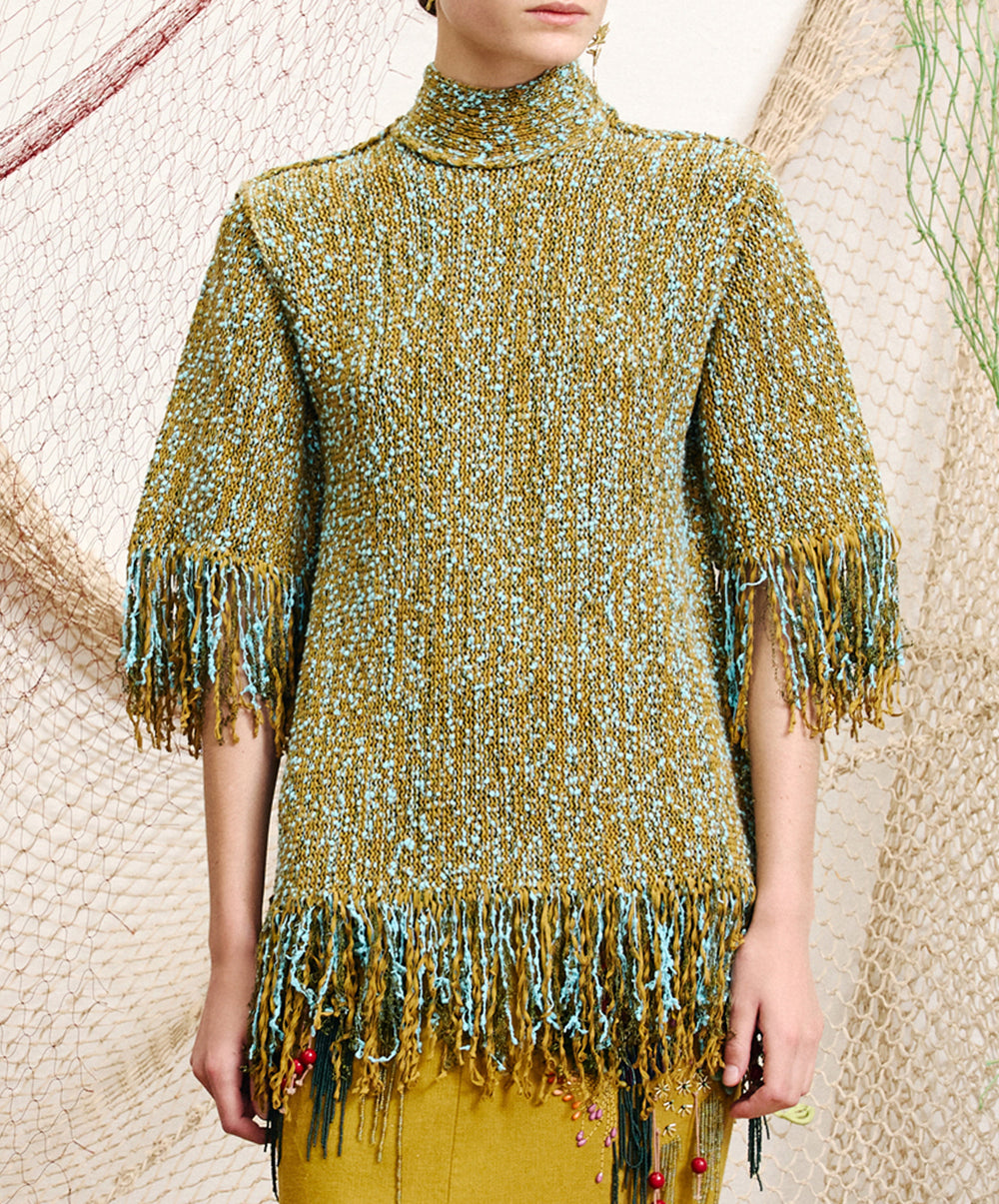 Nieve Sequin Knit Top