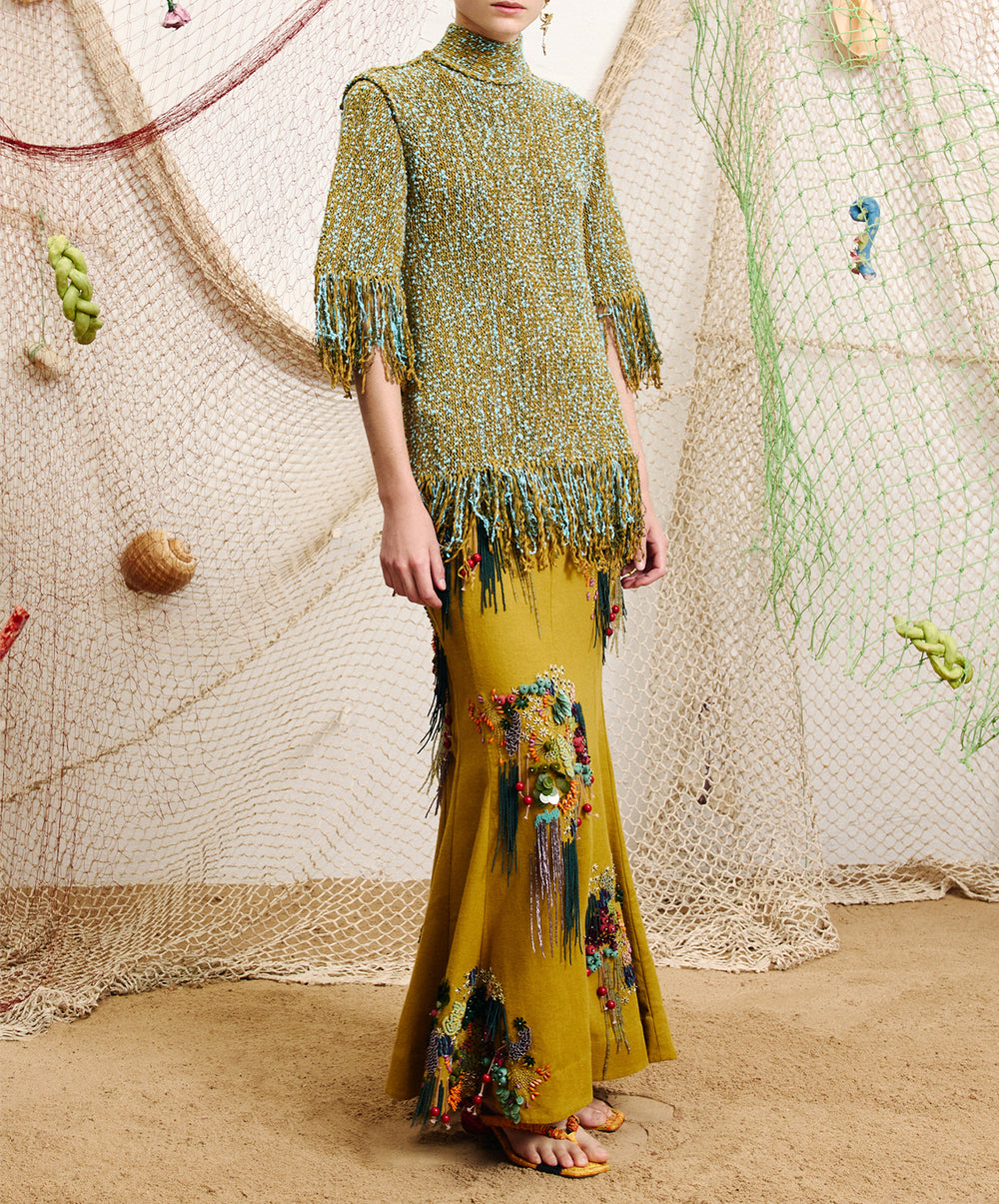 Nieve Sequin Knit Top