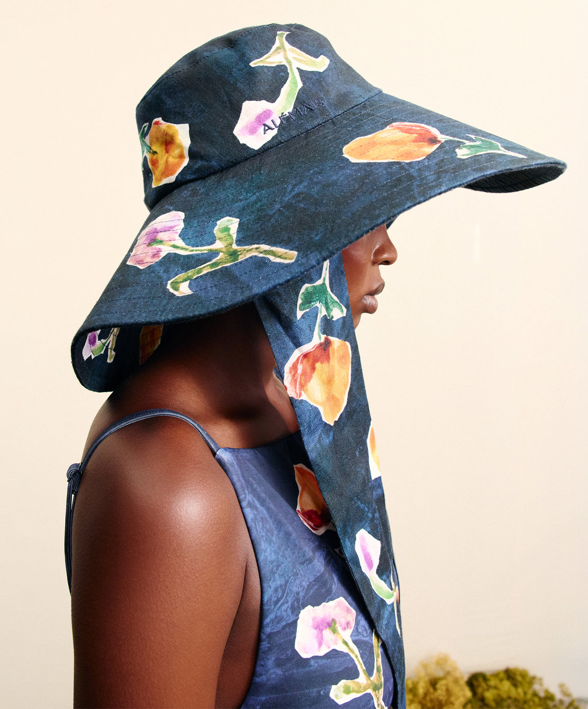 Sophie Wide Brim Tie Sunhat