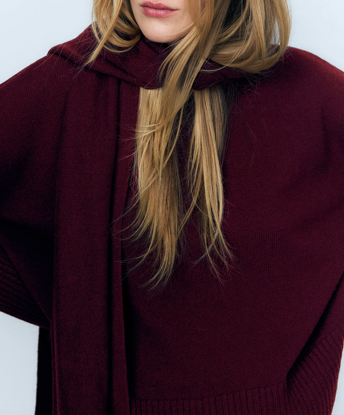 Agatha Woman Scarf Plum Fantasy