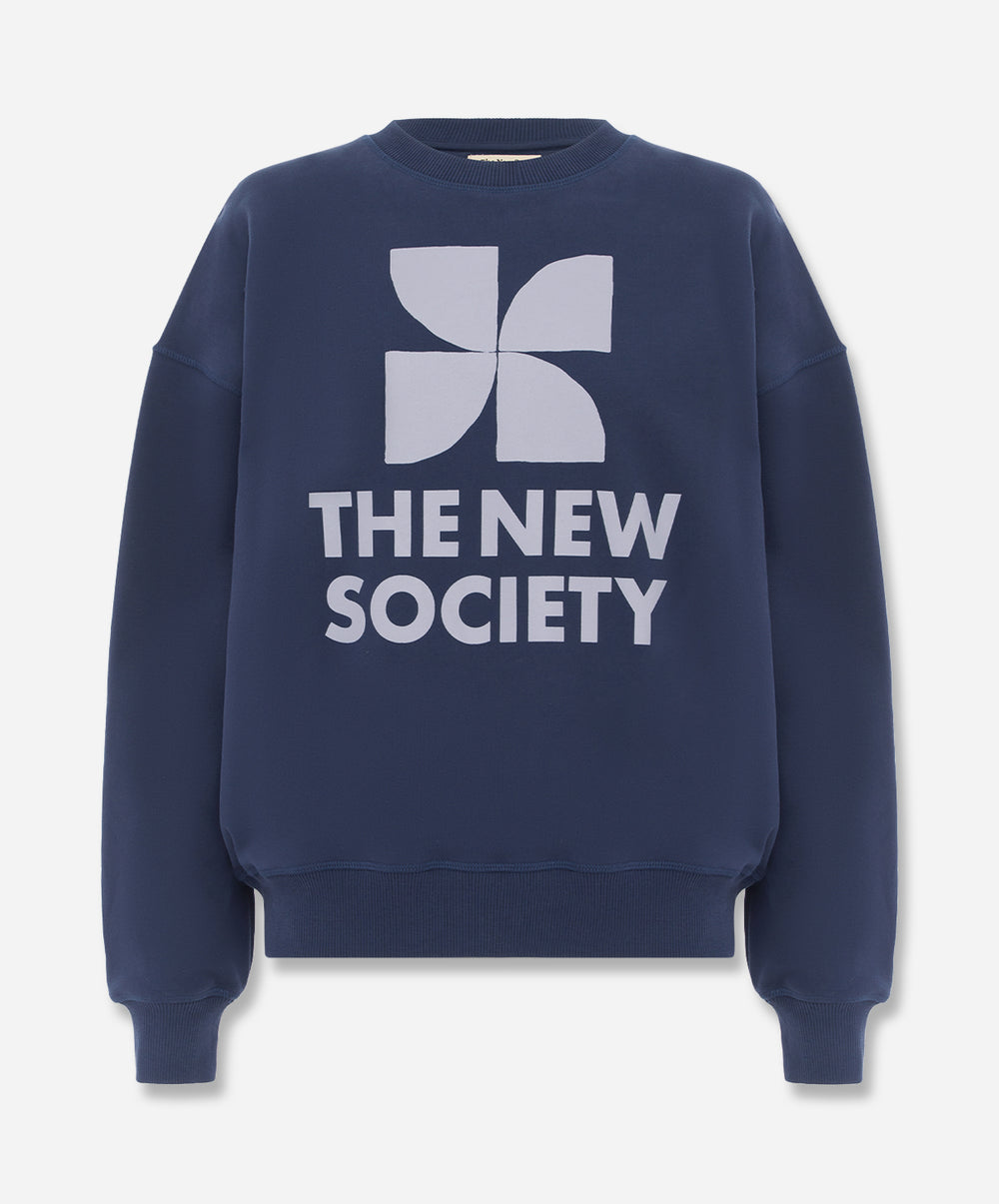TNS Logo Woman Sweatshirt Infinite Navy