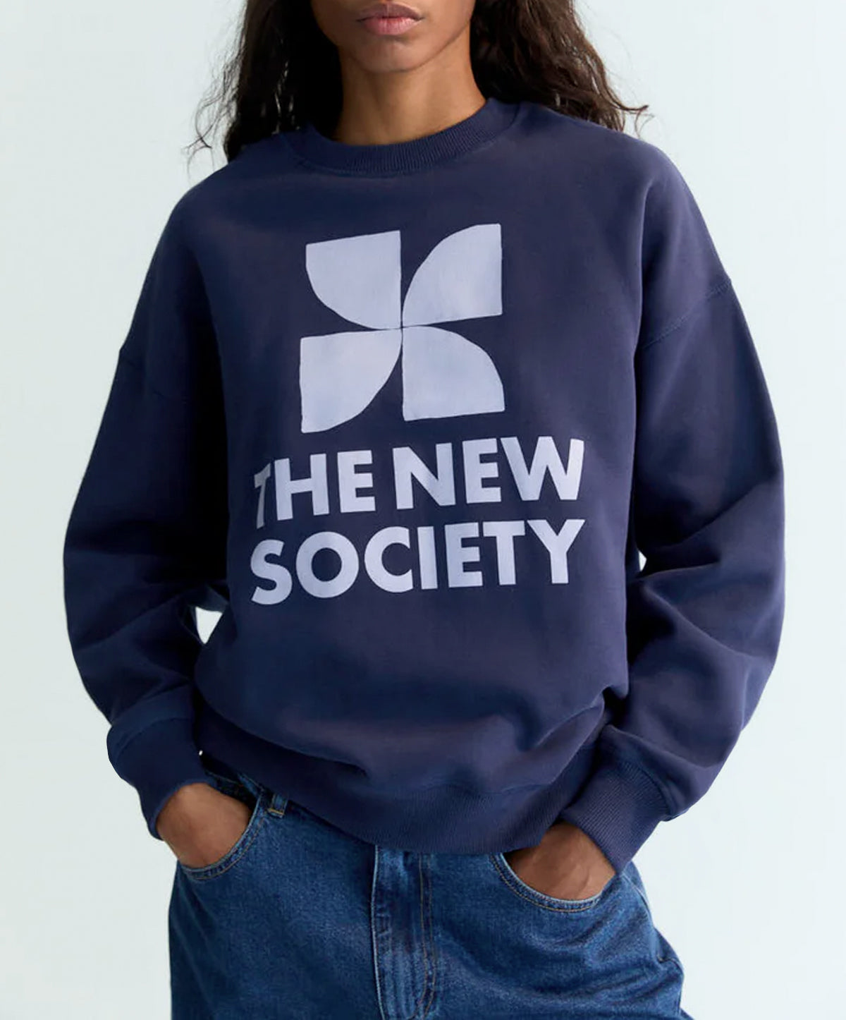 TNS Logo Woman Sweatshirt Infinite Navy
