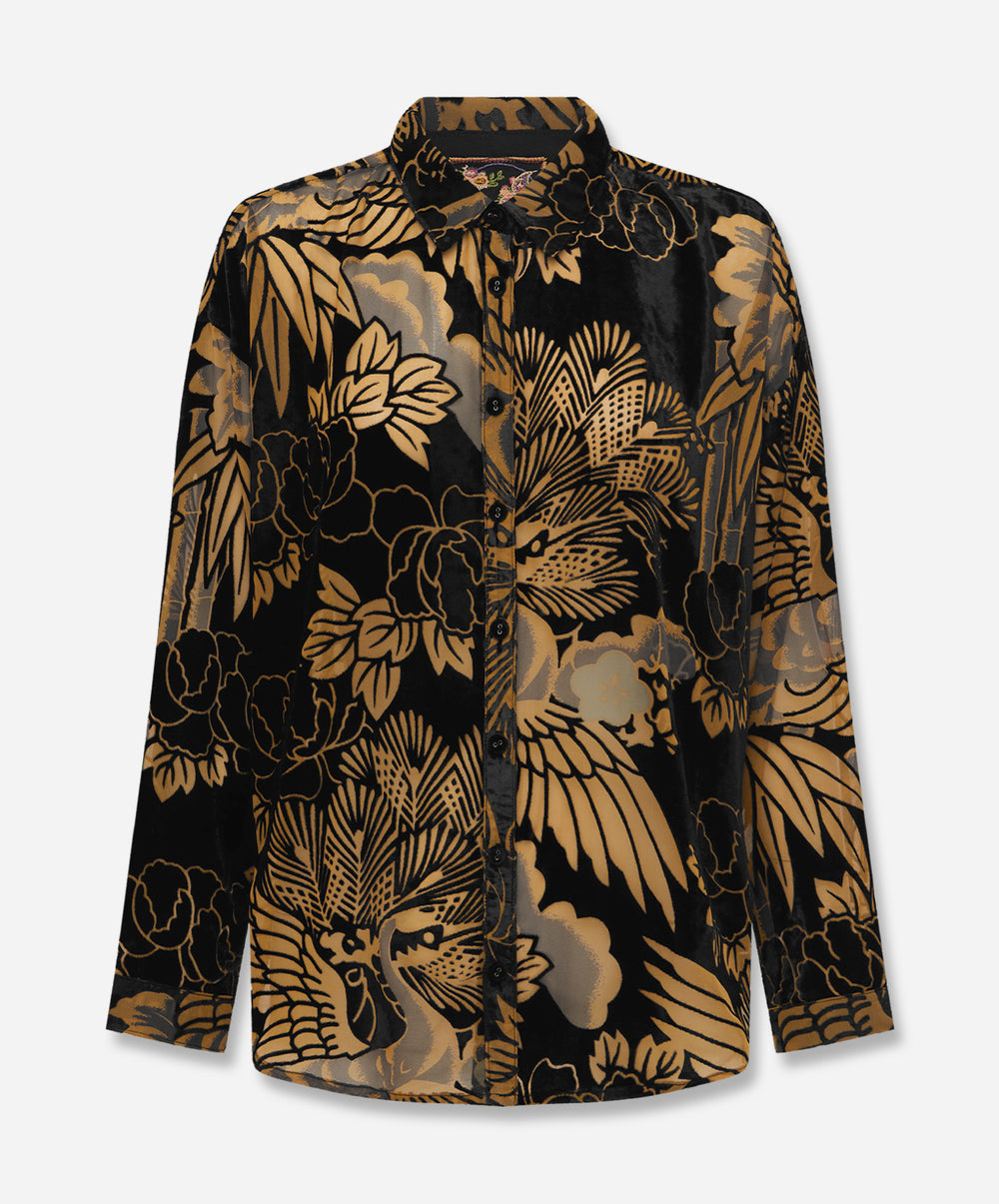 The Audrey Shirt With Shirt Tail Hem