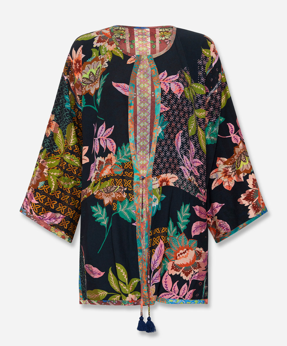 Teaberry Delfino Kimono (Reversible)