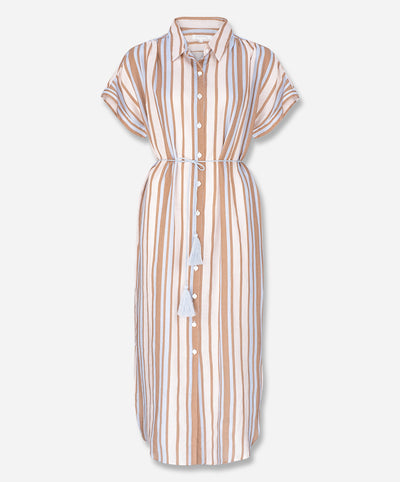 Paloma Stripe Shirt Dress