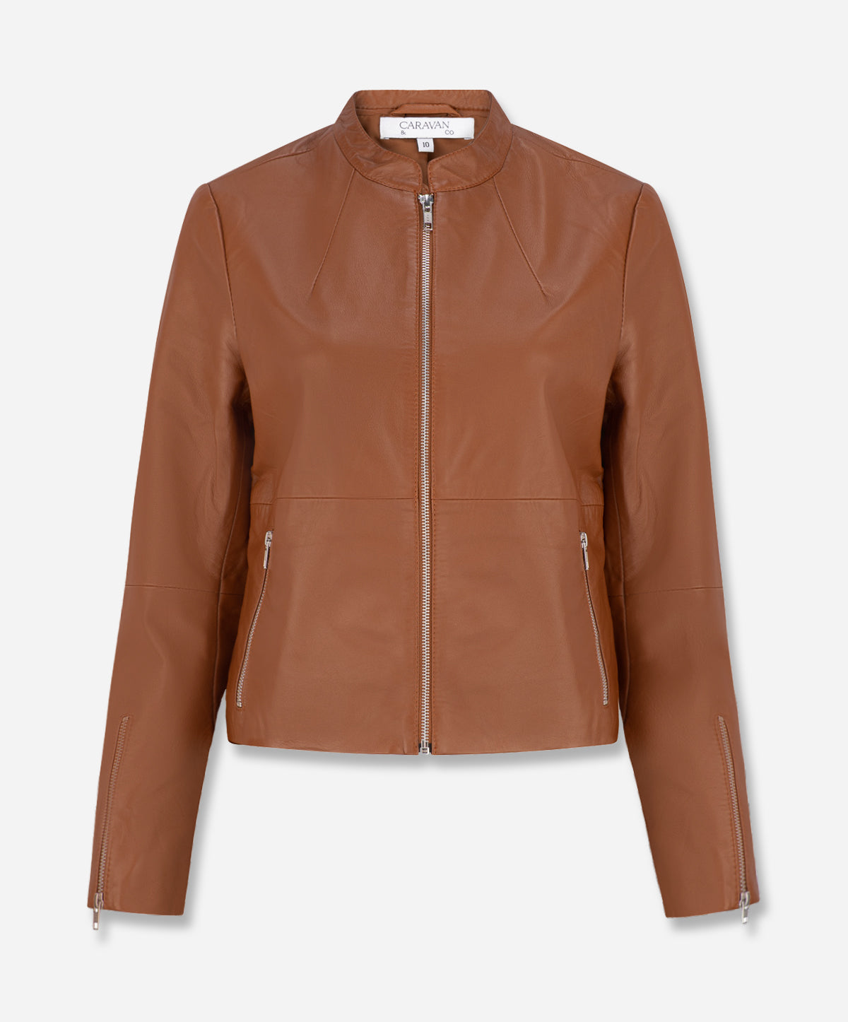 Hudson Leather Bomber Jacket