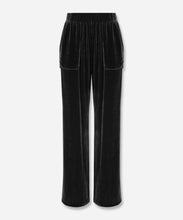 Load image into Gallery viewer, Valentine Silk Velvet Slouch Pant