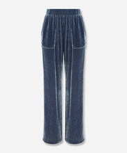 Load image into Gallery viewer, Valentine Silk Velvet Slouch Pant