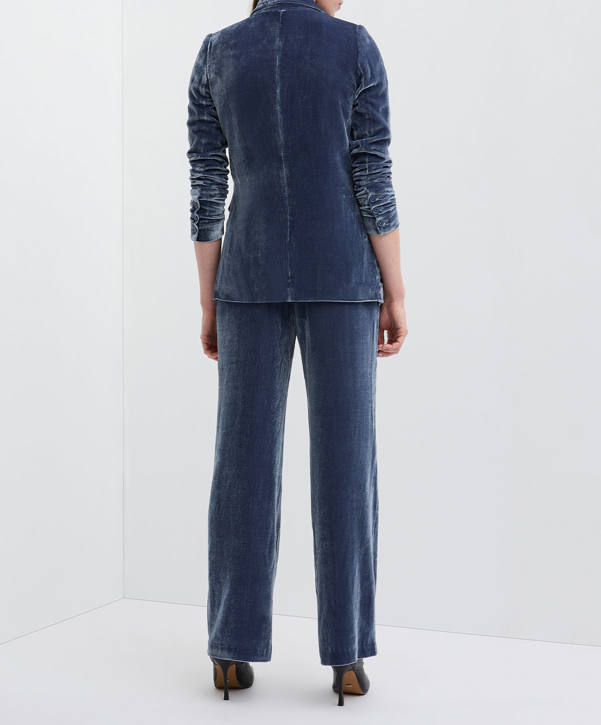 Valentine Silk Velvet Slouch Pant