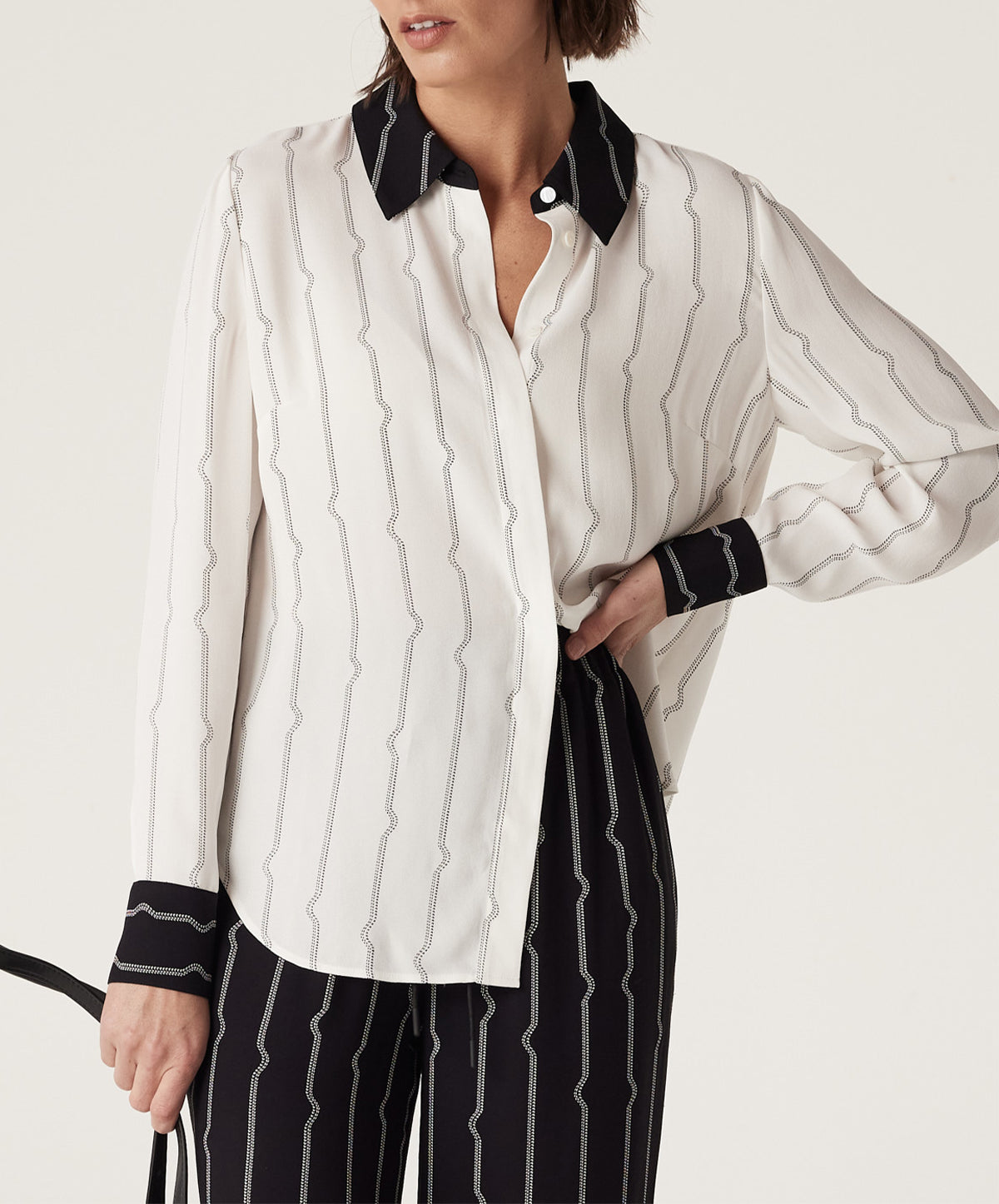 Allegra Stripe Blouse