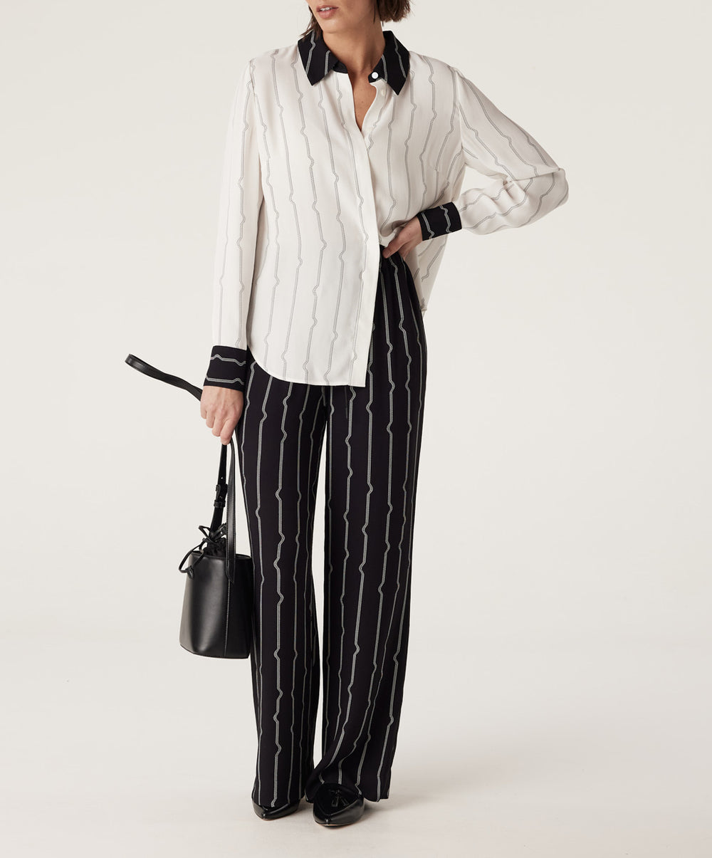 Allegra Stripe Blouse