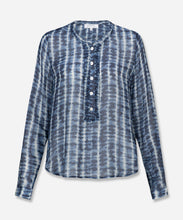Load image into Gallery viewer, Moonlight Wave Frill Front Blouse