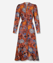 Load image into Gallery viewer, Lotus Linen Midi Dress