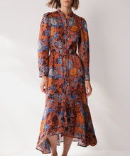 Load image into Gallery viewer, Lotus Linen Midi Dress
