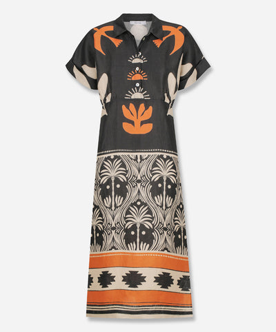 Imala Linen Shirt Dress