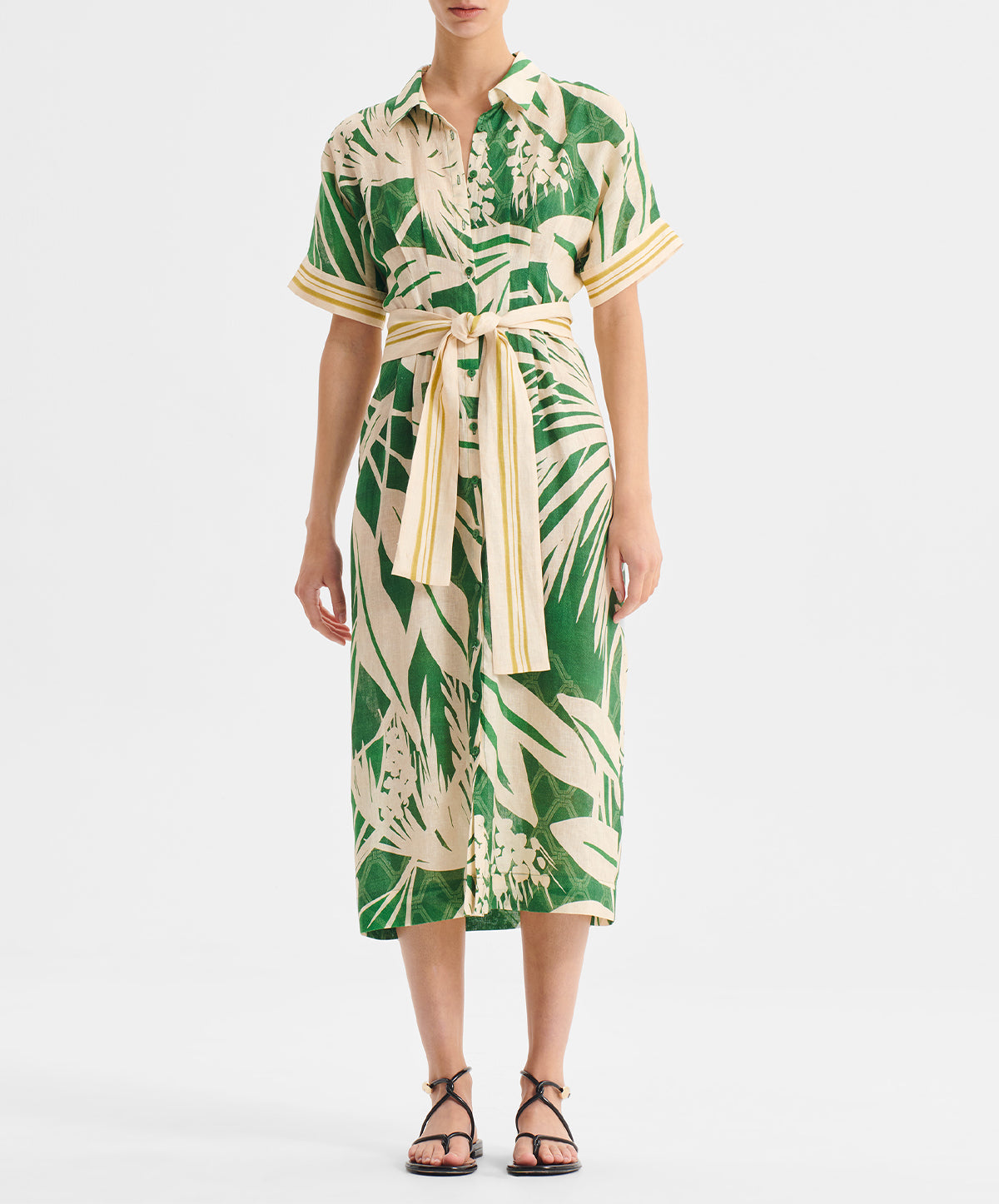 Sorrento Linen Shirt Dress