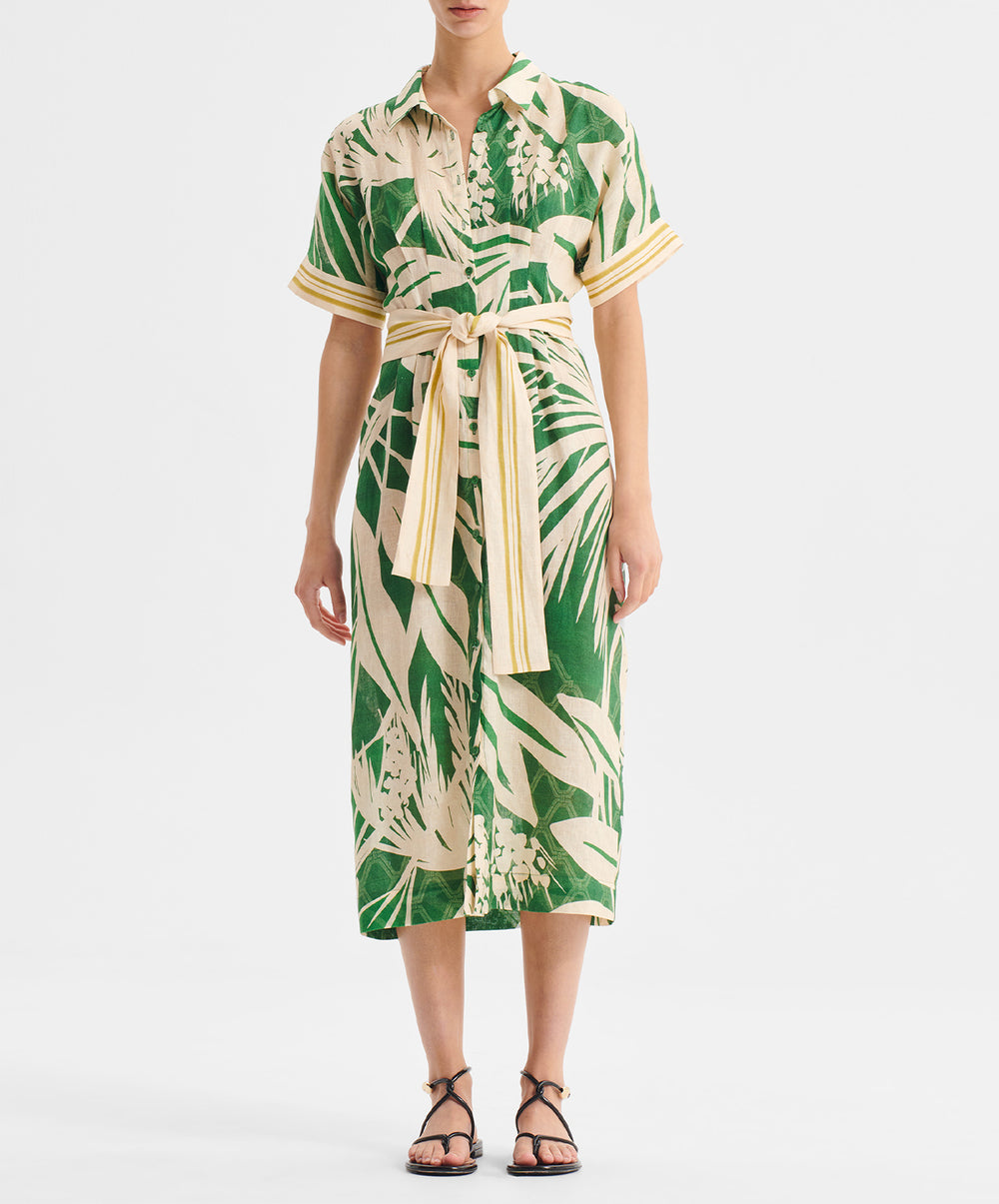 Sorrento Linen Shirt Dress