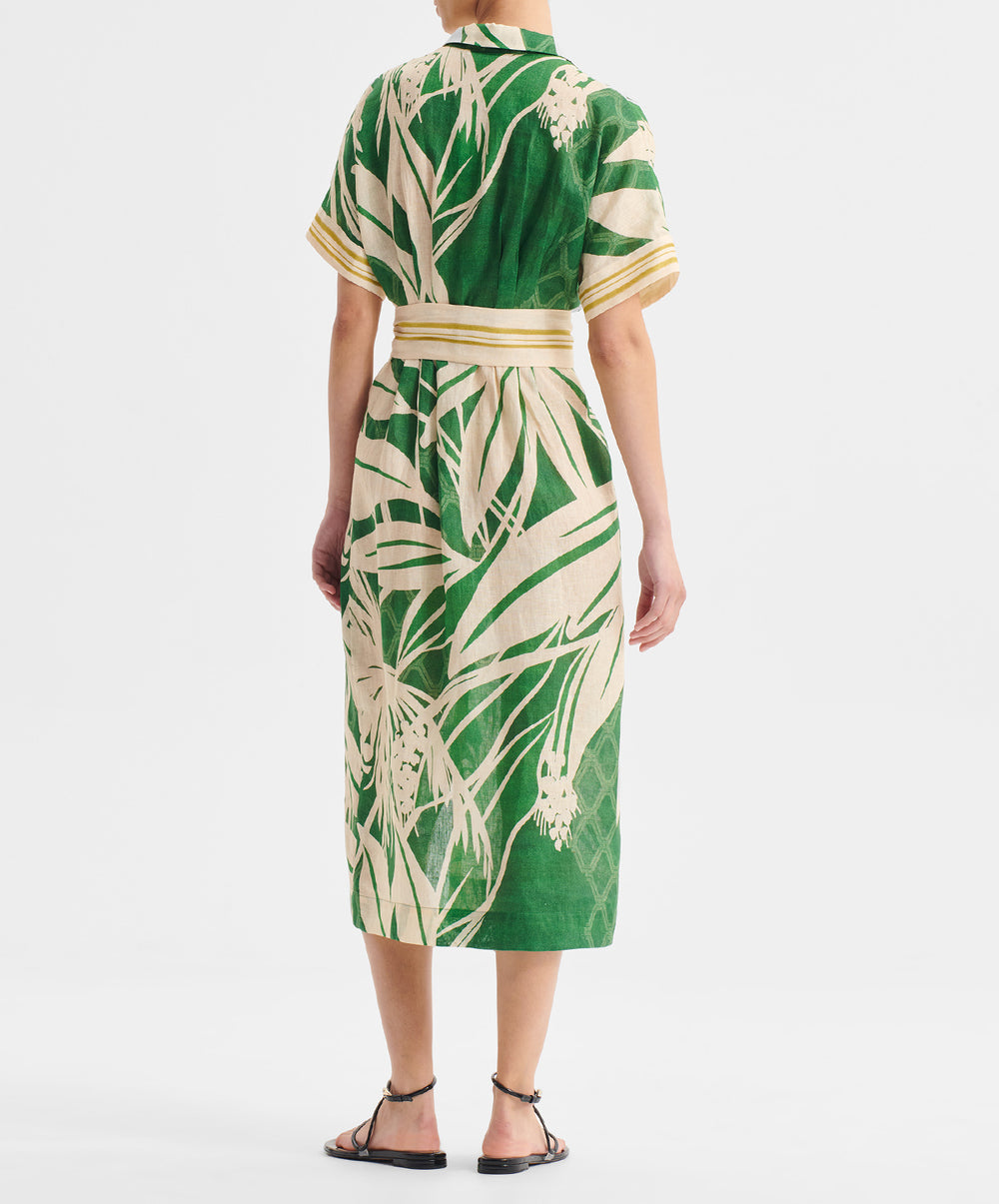 Sorrento Linen Shirt Dress