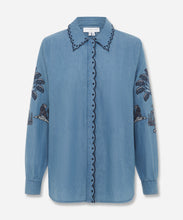 Load image into Gallery viewer, Dreaming in the Clouds Denim Shirt