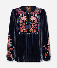 Load image into Gallery viewer, Curved Hem Prairie Blouse