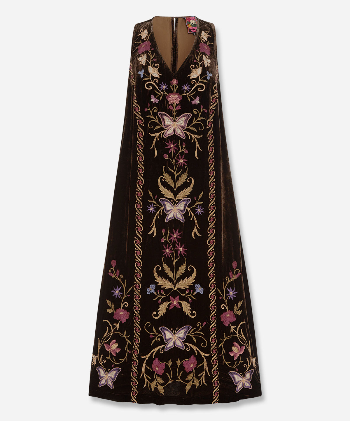 Velvet V-Neck Tank Dress