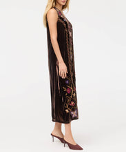 Load image into Gallery viewer, Velvet V-Neck Tank Dress