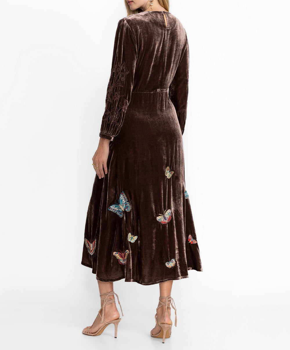 Velvet Effortless Midi Dress