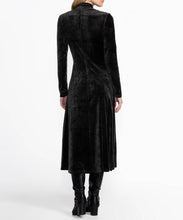 Load image into Gallery viewer, Stretch Velvet Mock Neck Dress