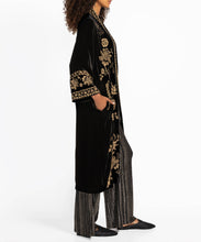 Load image into Gallery viewer, Velvet Kimono Coat
